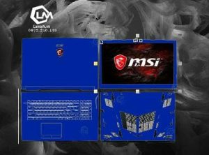 Dán Skin Laptop MSI màu Xanh Tím x 48