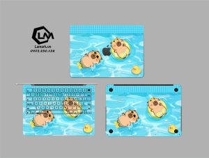 Dán Skin Macbook hình capybara mã 07