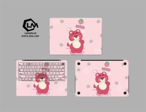 Dán Skin Macbook hình Gấu Dâu mã 06