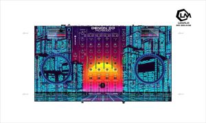 Skin DJ Denon MCX8000 mã 09