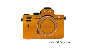 Skin Máy Ảnh 3M Cam Vàng Trơn