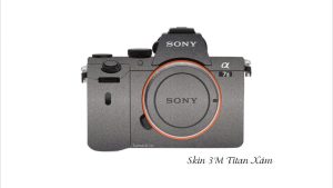 Skin Máy Ảnh 3M Titan Xám Trơn