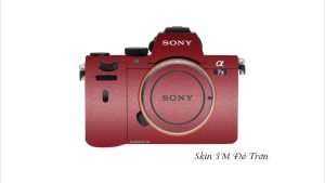 Skin Máy Ảnh 3M Đỏ Trơn
