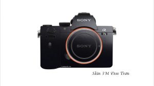 Skin Máy Ảnh 3M Đen Trơn